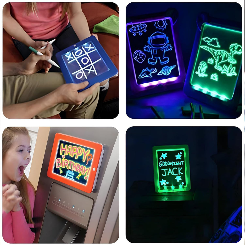 Kids LED Glow Drawing Pad